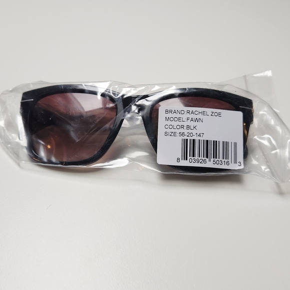 Rachel Zoe Fawn Sunglasses Black - Picture 4 of 14